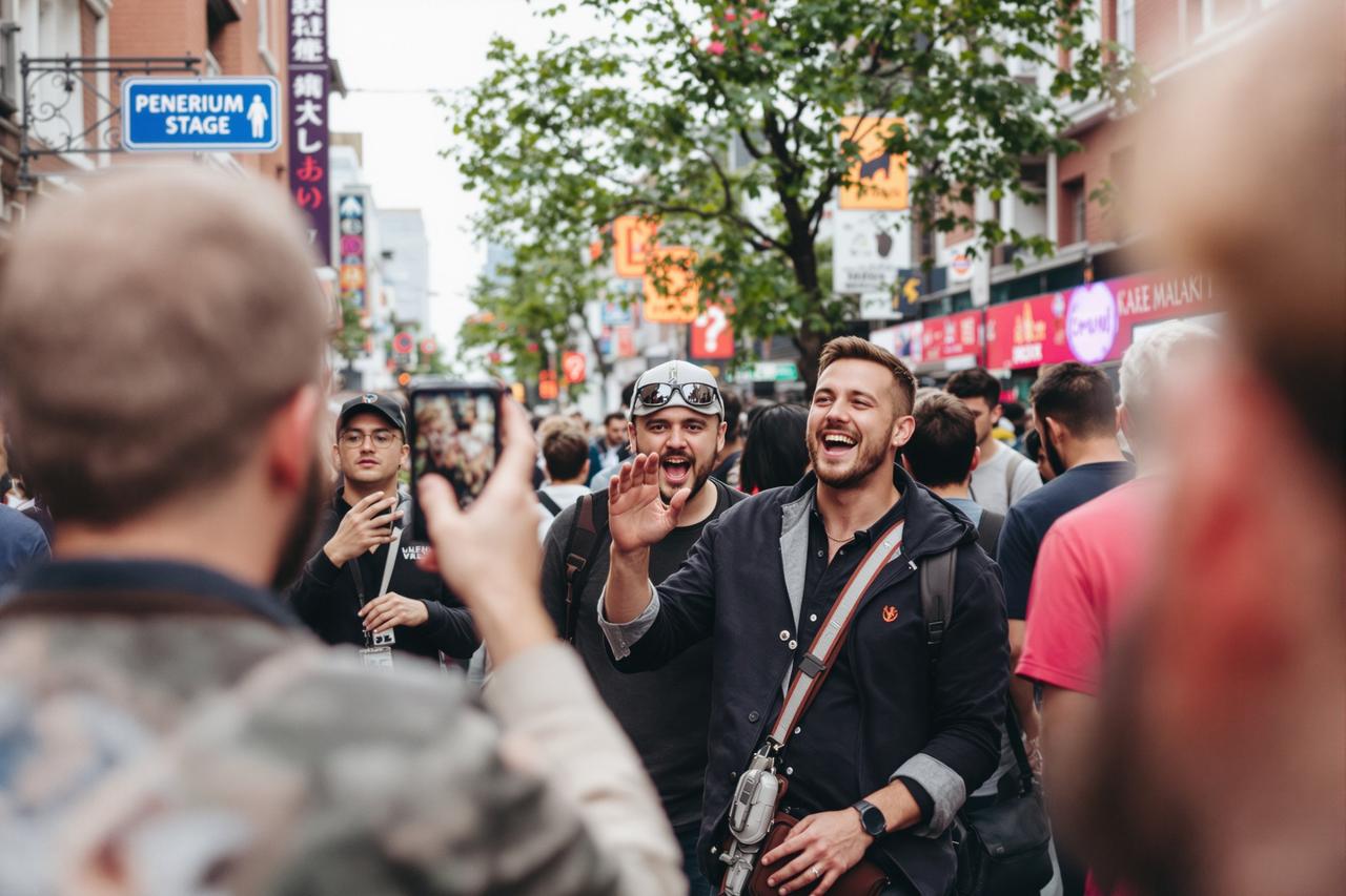 某地一男子因长相酷似明星走红,路人争相合影,商家邀请代言 - 17吃瓜 某地一男子因长相酷似明星走红,路人争相合影,商家邀请代言