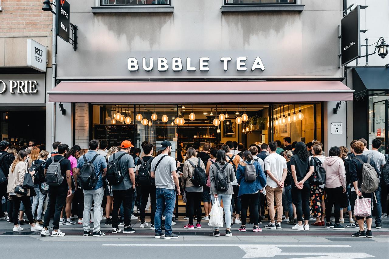 某网红奶茶店排队长达三小时,黄牛代排队月入过万,引发思考 - 17吃瓜 某网红奶茶店排队长达三小时,黄牛代排队月入过万,引发思考